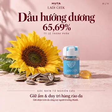 Dầu hướng dương trong Ladi CEEK